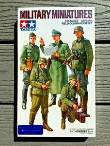 TAMIYA 1/35 WW II GERMAN ARMY FIELD COMMANDER SET 5 MODEL FIGURES # 35314 F/S - Picture 1 of 4