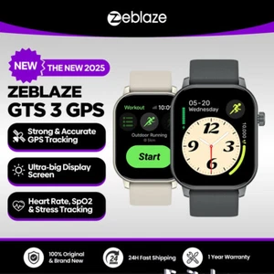 Zeblaze GTS 3 GPS Smartwatch w/Voice Calling, 2.01" Display, HR/SpO2/Stress - Picture 1 of 10