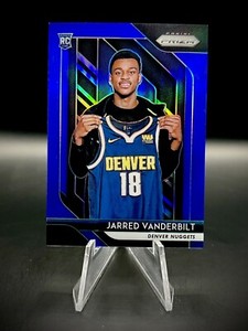 💙2018-19 Panini Prizm Blue Holo /199 Jarred Vanderbilt #42 Rookie RC Lakers