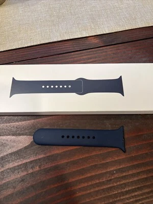 New Original Apple Watch Sport Band 44mm Deep Navy Blue Small/medium Piece Only - Image 1 of 4