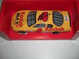 MIKE SKINNER NASCAR KODAK BECKETT/COA  SIGNED 1/24 NASCAR DIECAST RACE CAR - Picture 1 of 1