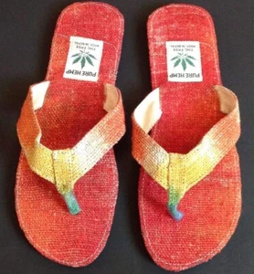 Tie Dye Hemp Flip Flop - Picture 1 of 18