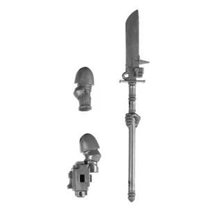 SMGK32 BRAS HALLEBARDE NEMESIS C CHEVALIER GRIS WARHAMMER 40000 BITZ GREY KNIGHT - Picture 1 of 1