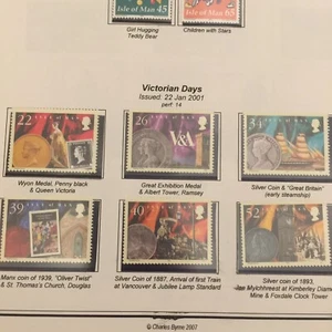 Isle of Man Mint Stamps ‘Victorian Days' 2001 Death Centenary Queen Victoria MNH - Picture 1 of 3