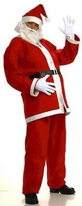 SIMPLY SANTA ADULT CHRISTMAS HOLIDAY COSTUME SIZE STANDARD  - Picture 1 of 1