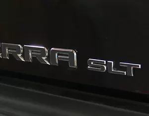 Premium Cast Vinyl Decal Letter Inlays for 2019-2024 SIERRA Doors and Tailgate - Picture 1 of 10