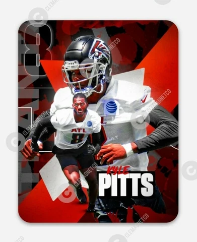 Kyle Pitts MAGNET - Atlanta Falcons Vinyl NFL Rookie Tight End Cover
