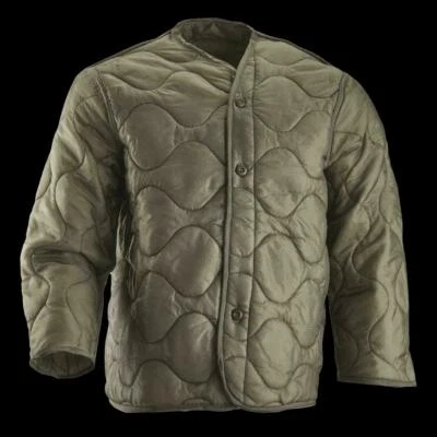 NEW MILITARY ISSUE M-65 FIELD JACKET LINER QUILTED COAT LINER XX LARGE U.S MADE - Image 1 of 4