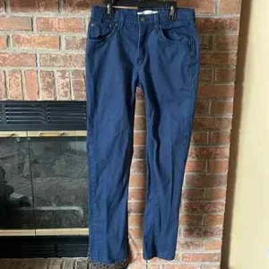 Levi's 511 Slim Navy Blue Pants (16) 28x30 - Picture 1 of 6
