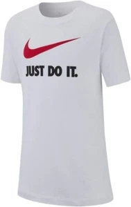 Nike Sportswear "Just Do It." Boy's T-Shirt | White | Various Sizes - Picture 1 of 1