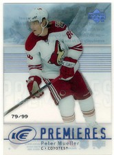 2007/08 Upper Deck UD Ice Premieres Peter Mueller Rookie RC /99