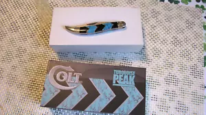Colt  Series CT684 Titanium ToothPick  1 Blade Folding Pocket Knife (NOS) - Picture 1 of 11