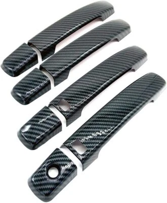 Cubiertas de manija de puerta cromadas para Nissan 07-12 Altima / Frontier / Sentra Foto 1 de 3
