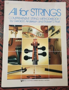 ALL FOR STRINGS, Book 1, Andersen and Frost, Violin - Picture 1 of 4