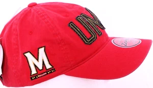 NEW Maryland Terrapins UMD Terps Embroidered Zephyr Adjustable Strap Chino Hat - Picture 1 of 9