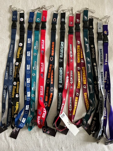NFL Team Skinny Non Snap Lanyards for each team you choose Cover