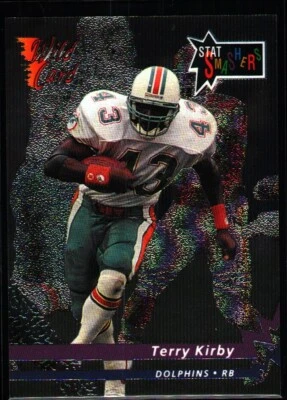 1993 Wild Card Stat Smashers Rookies Terry Kirby #SS-20 Rookie RC - Image 1 of 2