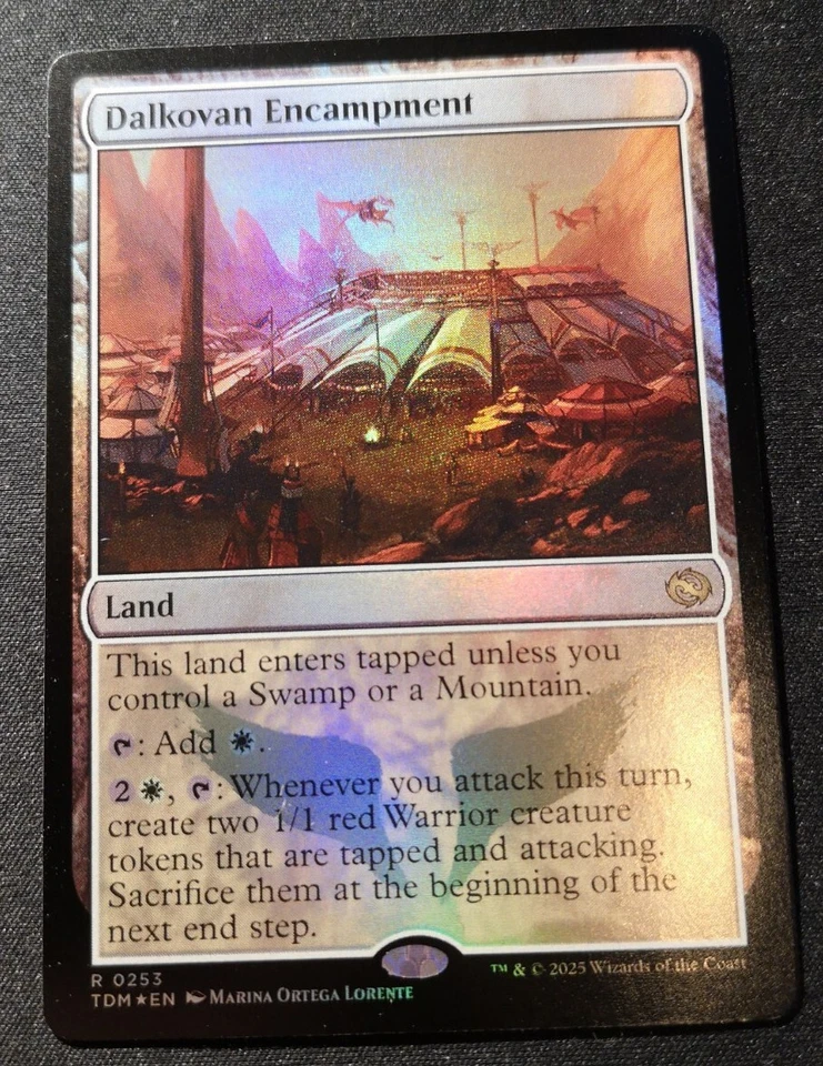 Dalkovan Encampment - Foil - TDM - MTG - EN - NM - 0253 - Image 1 of 1