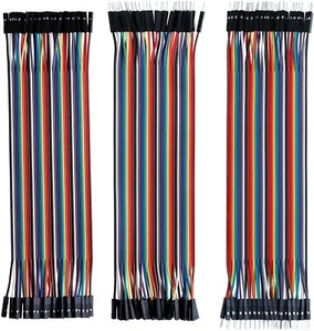 3 Piece Jumper Dupont Cable Set - Male to Male, Female to Female, Male to Female - Picture 1 of 13
