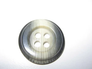 RIESEN- KNOPF- MANTEL- JACKEN- KNÖPFE- OLIV- GRAU- PERLMUTT-MARMORIERT- 28 mm - Bild 1 von 1