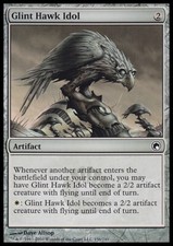 Magic the Gathering MTG Glint Hawk Idol (156) Scars of Mirrodin   LP