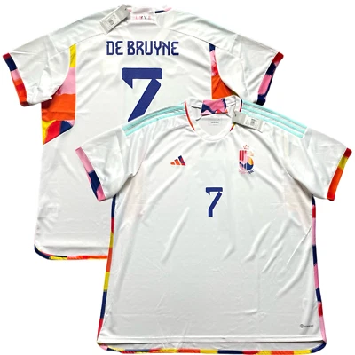 2022/23 比利时客场球衣 #7 De Bruyne 3XL 阿迪达斯足球世界杯套装 — 第 1/4 张图片