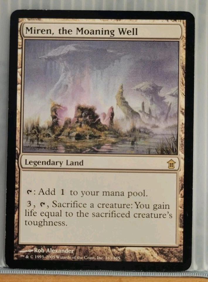 Mtg MIREN, THE MOANING WELL LP Saviors of Kamigawa 163/165 -Argo- - Image 1 of 2