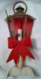 Vintage Usalite stehende beleuchtete Weihnachtslaterne #A-211 - funktioniert - Bild 1 von 14