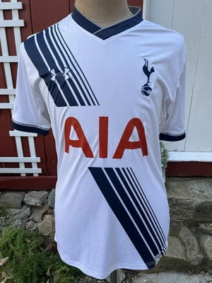 Tottenham Hotspur Yedlin Jersey 2015/16 Home Replica Under Armour White Size L - Image 1 of 4