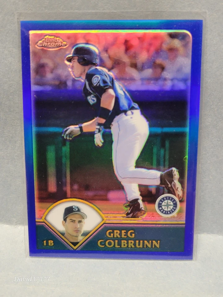 2003 Topps Chrome Traded & Rookies - Greg Colbrunn #T77 REFRACTOR - Image 1 of 2