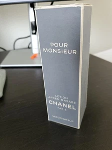 CHANEL POUR MONSIEUR LOTION APRES RASAGE 100 ML For Men Vintage Rare  - Picture 1 of 10