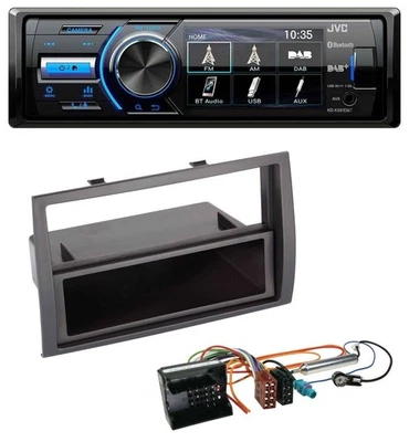 JVC Bluetooth MP3 USB DAB Autoradio für Citroen Jumper 2006-2011 Quadlock - Bild 1 von 4