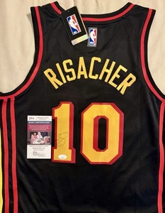 Zaccharie Risacher #10 Atlanta Hawks Signed Autographed Jersey (JSA) COA - Picture 1 of 4