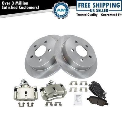 Rear Brake Pad & Rotor Kit Fits 2005 Pontiac Montana - Image 1 of 4
