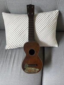 VINTAGE SUPERTONE UKE 1920 - 1930 UKULELE Sears Roebuck CANOE - Picture 1 of 7