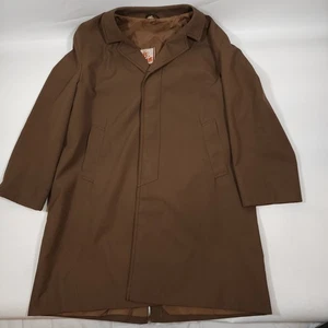 Vintage Baracuta Trench Coat / Mac Made in England - Marrone Tan - Taglia 44" - Foto 1 di 19
