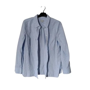 Camicia donna Talbot's blu floreale con bottoni - Foto 1 di 4