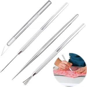 4PCS Stainless Steel Clay Carving Tools for DIY Detailed Sculpting Art - Picture 1 of 5