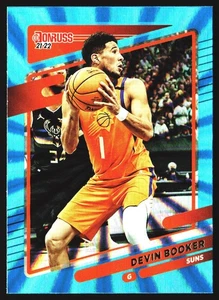 Holograma láser Donruss Teal Devin Booker 2021-22 Phoenix Suns #200 - Imagen 1 de 2