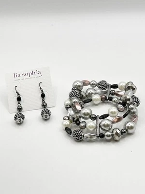 Juego de pulsera y pendientes Lia Sophia 'KATIE' Foto 1 de 4