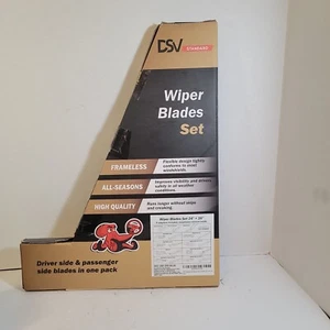 OEM Quality Windshield Wiper Blades, 24” and 19” Car Wiper Blades With Univer... - Picture 1 of 7