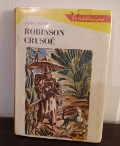 VNTG Daniel Defoe ROBINSON CRUSOE French version, 1949 Ed. with Dust Jacket - Picture 1 of 5