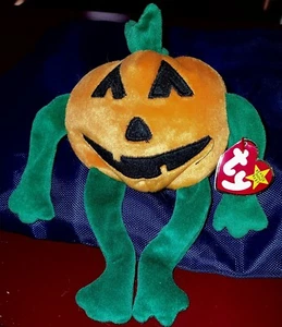 Neu mit Etikett! Ty Beanie Baby "Pumkin The Pumpkin". Kostenloser Versand.  - Bild 1 von 4