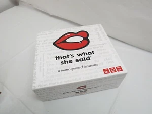 NEW THAT'S WHAT SHE SAID TWISTED CARD GAME 4+ PEOPLE GROUP GAME - Picture 1 of 3