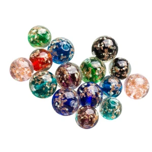 40PCS Large Beads Lampwork Style Beads Glass Bracelet Charms Accessories Beads - Picture 1 of 12