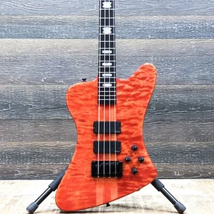Spector USA Custom Shop NS-2X Inferno Red 4-String Electric Bass w/Case #1637 - Picture 1 of 12