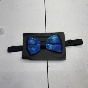 Boys Black & Blue Galaxy Adjustable Bow Tie - Picture 1 of 5