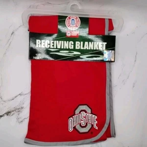 Ohio State Buckeyes Baby Infant Receiving Blanket 30" X 40" - Picture 1 of 8