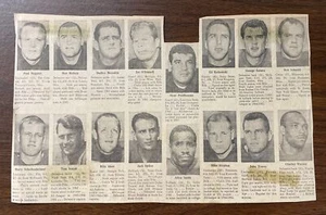 RARE 1966 AFL Buffalo Bills Panaromic Partial Team Photo SHAW SCHOTTENHEIMER etc - Picture 1 of 2