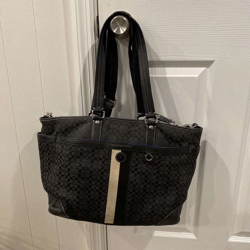 Auténtico bolso de hombro Coach para mujer F0926-F13813 19"x12"x6" Foto 1 de 4